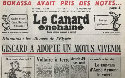N° 3085 du Canard Enchaîné –  12 Décembre 1979