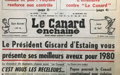 N° 3087 du Canard Enchaîné –  26 Décembre 1979