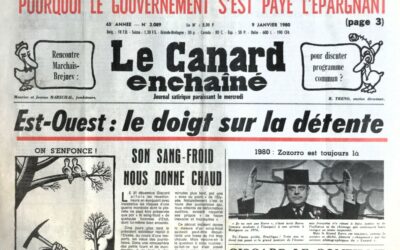 N° 3089 du Canard Enchaîné –  9 Janvier 1980