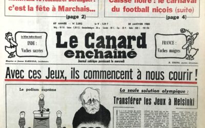 N° 3092 du Canard Enchaîné –  30 Janvier 1980