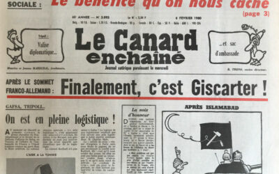 N° 3093 du Canard Enchaîné –  6 Février 1980