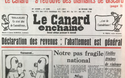 N° 3095 du Canard Enchaîné –  20 Février 1980