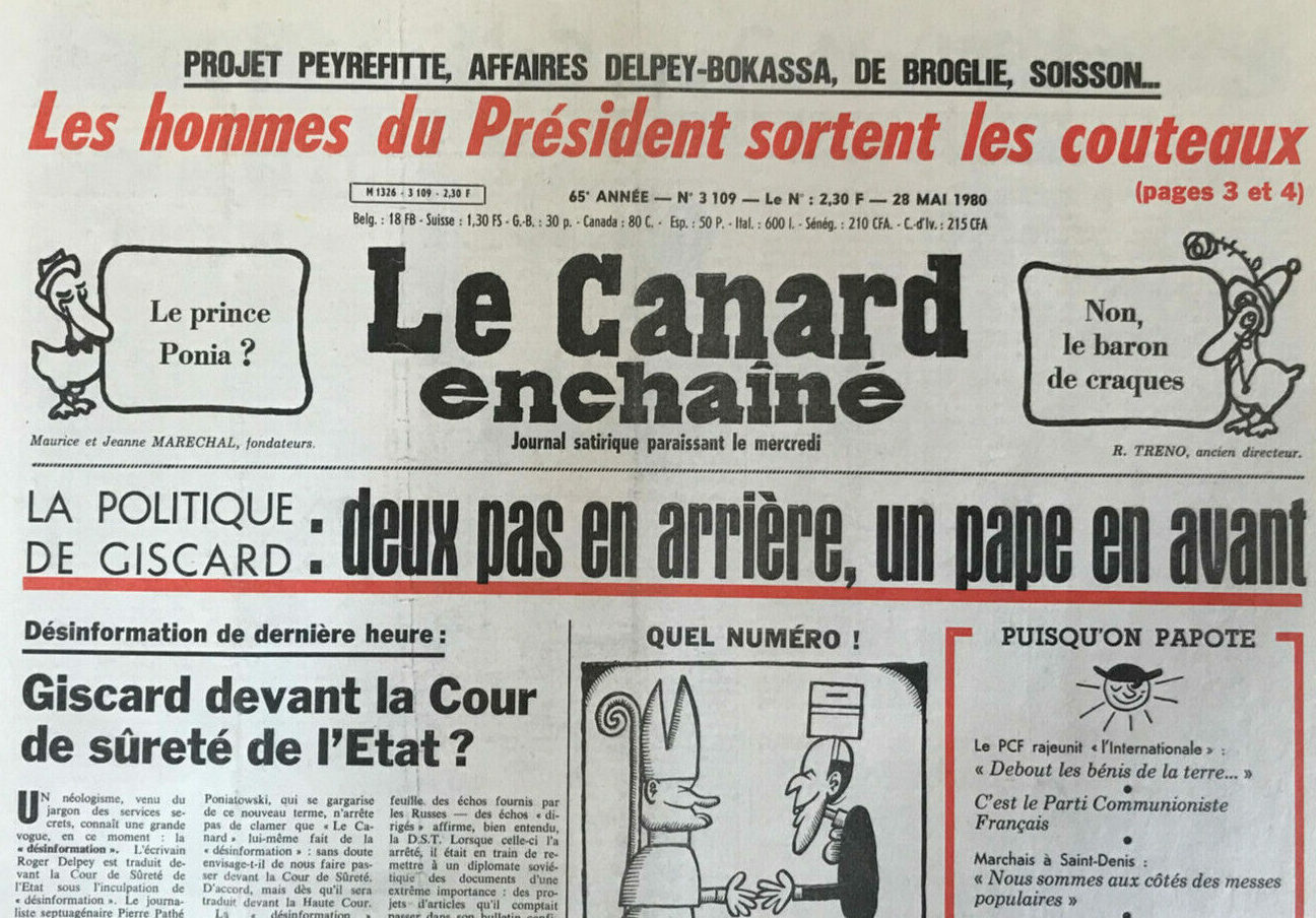 Couac ! | Acheter un Canard | Vente d'Anciens Journaux du Canard Enchaîné. Des Journaux Satiriques de Collection, Historiques & Authentiques de 1916 à 2005 ! | 3109 e1773406027922