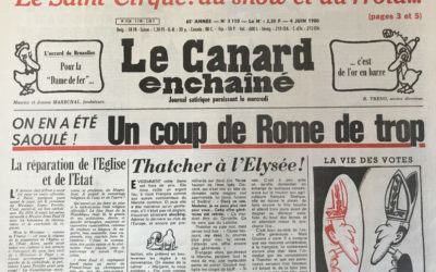 N° 3110 du Canard Enchaîné – 4 Juin 1980