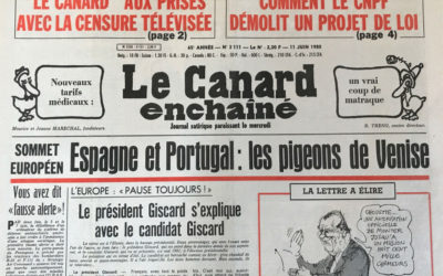 N° 3111 du Canard Enchaîné – 11 Juin 1980