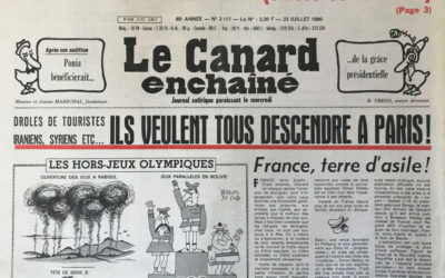 N° 3117 du Canard Enchaîné – 23 Juillet 1980
