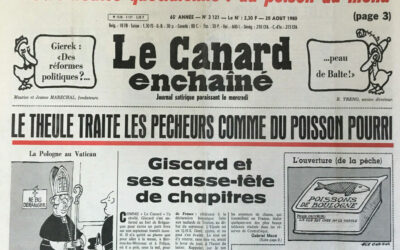 N° 3121 du Canard Enchaîné – 20 Août 1980
