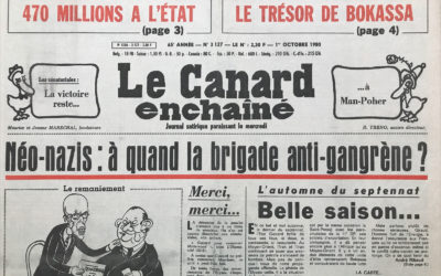 N° 3127 du Canard Enchaîné –  1 Octobre 1980