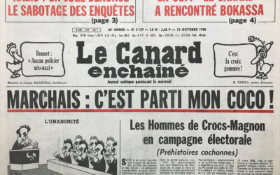N° 3129 du Canard Enchaîné –  15 Octobre 1980