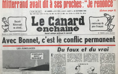 N° 3130 du Canard Enchaîné –  22 Octobre 1980