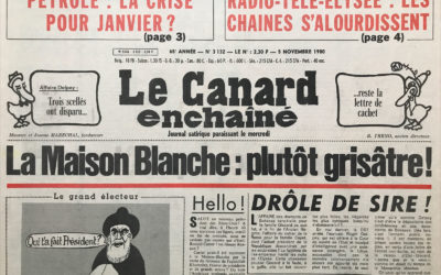 N° 3132 du Canard Enchaîné –  5 Novembre 1980