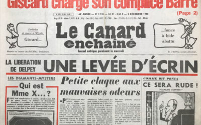 N° 3136 du Canard Enchaîné –  3 Décembre 1980