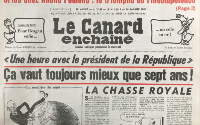 N° 3144 du Canard Enchaîné –  28 Janvier 1981