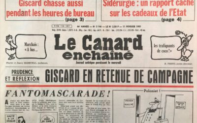 N° 3146 du Canard Enchaîné –  11 Février 1981