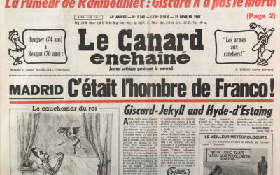 N° 3148 du Canard Enchaîné –  25 Février 1981