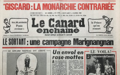 N° 3154 du Canard Enchaîné –  8 Avril 1981
