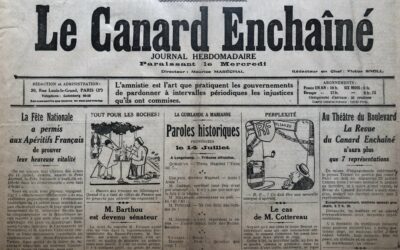 N° 316 du Canard Enchaîné – 19 Juillet 1922