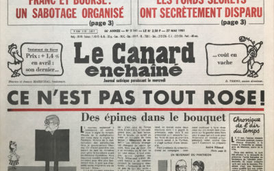 N° 3161 du Canard Enchaîné –  27 Mai 1981