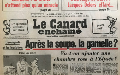 N° 3163 du Canard Enchaîné –  10 Juin 1981