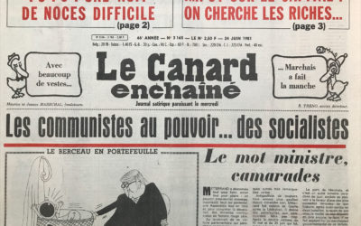 N° 3165 du Canard Enchaîné –  24 Juin 1981