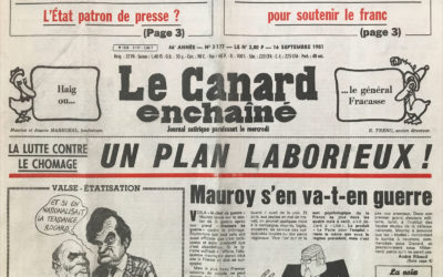 N° 3177 du Canard Enchaîné –  16 Septembre 1981