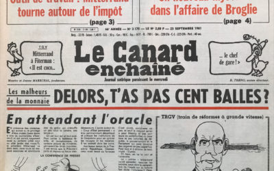 N° 3178 du Canard Enchaîné –  23 Septembre 1981