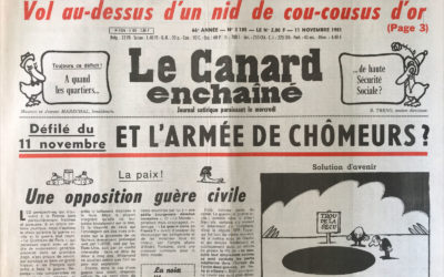 N° 3185 du Canard Enchaîné –  11 Novembre 1981