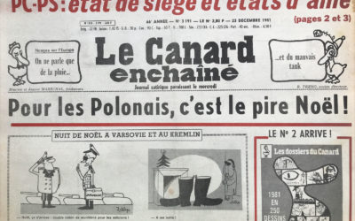 N° 3191 du Canard Enchaîné –  23 Décembre 1981