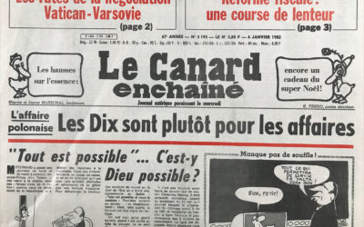 N° 3193 du Canard Enchaîné –  6 Janvier 1982