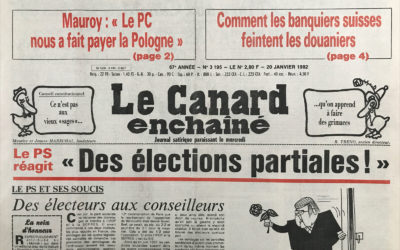 N° 3195 du Canard Enchaîné –  20 Janvier 1982