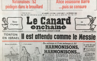 N° 3200 du Canard Enchaîné – 24 Février 1982