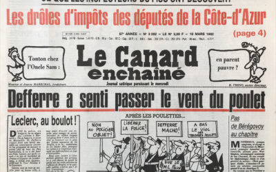 N° 3202 du Canard Enchaîné – 10 Mars 1982