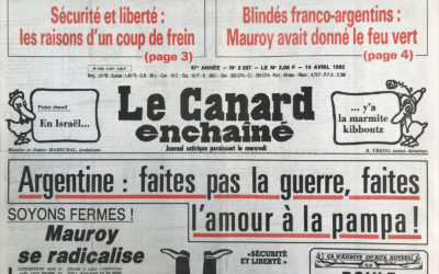 N° 3207 du Canard Enchaîné – 14 Avril 1982