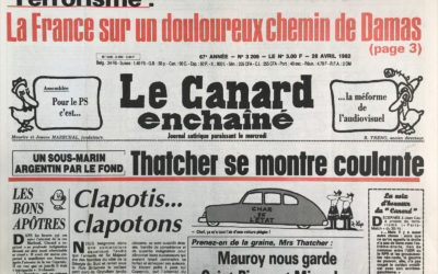 N° 3209 du Canard Enchaîné – 28 Avril 1982