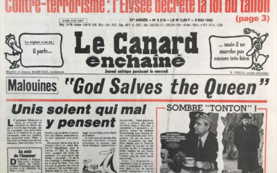 N° 3210 du Canard Enchaîné –  5 Mai 1982