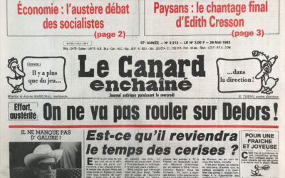 N° 3213 du Canard Enchaîné –  26 Mai 1982