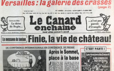 N° 3215 du Canard Enchaîné –  9 Juin 1982
