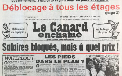 N° 3217 du Canard Enchaîné –  23 Juin 1982