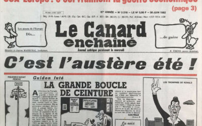 N° 3218 du Canard Enchaîné –  30 Juin 1982