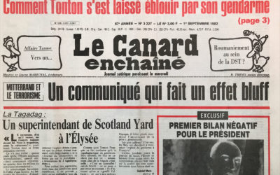 N° 3227 du Canard Enchaîné –  1 Septembre 1982