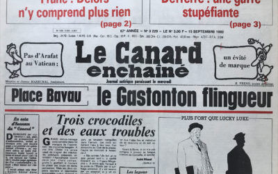 N° 3229 du Canard Enchaîné –  15 Septembre 1982