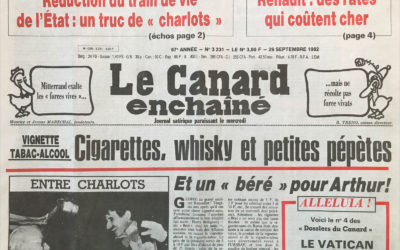 N° 3231 du Canard Enchaîné –  29 Septembre 1982