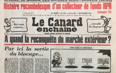 N° 3234 du Canard Enchaîné –  20 Octobre 1982