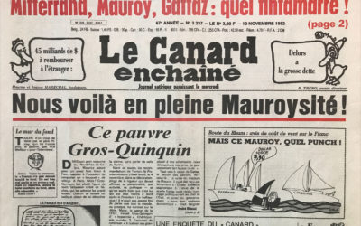 N° 3237 du Canard Enchaîné –  10 Novembre 1982