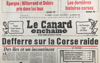 N° 3246 du Canard Enchaîné –  12 Janvier 1983