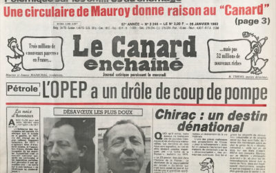 N° 3248 du Canard Enchaîné –  26 Janvier 1983