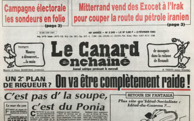 N° 3249 du Canard Enchaîné –  2 Février 1983