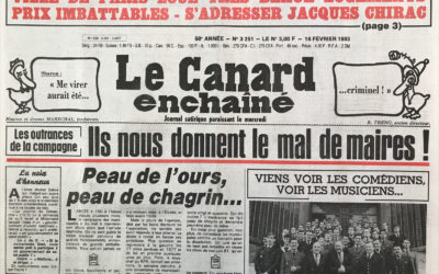 N° 3251 du Canard Enchaîné –  16 Février 1983