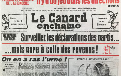 N° 3252 du Canard Enchaîné –  23 Février 1983