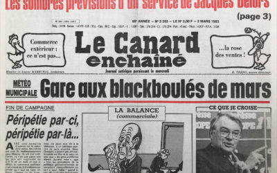 N° 3253 du Canard Enchaîné –  2 Mars 1983